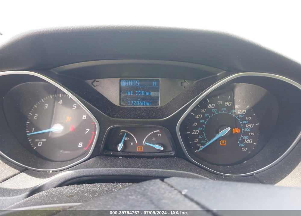 2012 FORD FOCUS SE VIN: 1FAHP3F2XCL231165