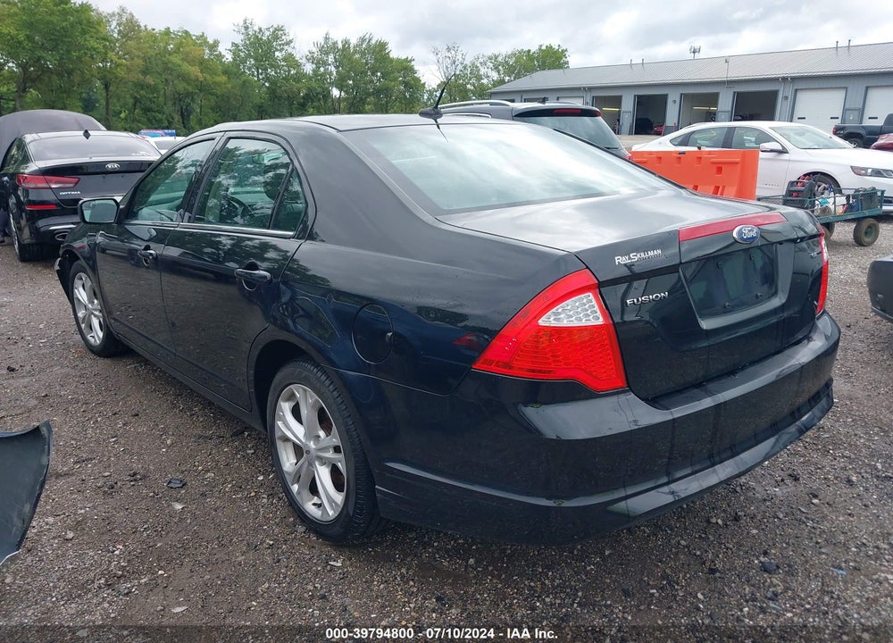 2012 FORD FUSION SE VIN: 3FAHP0HA5CR123959