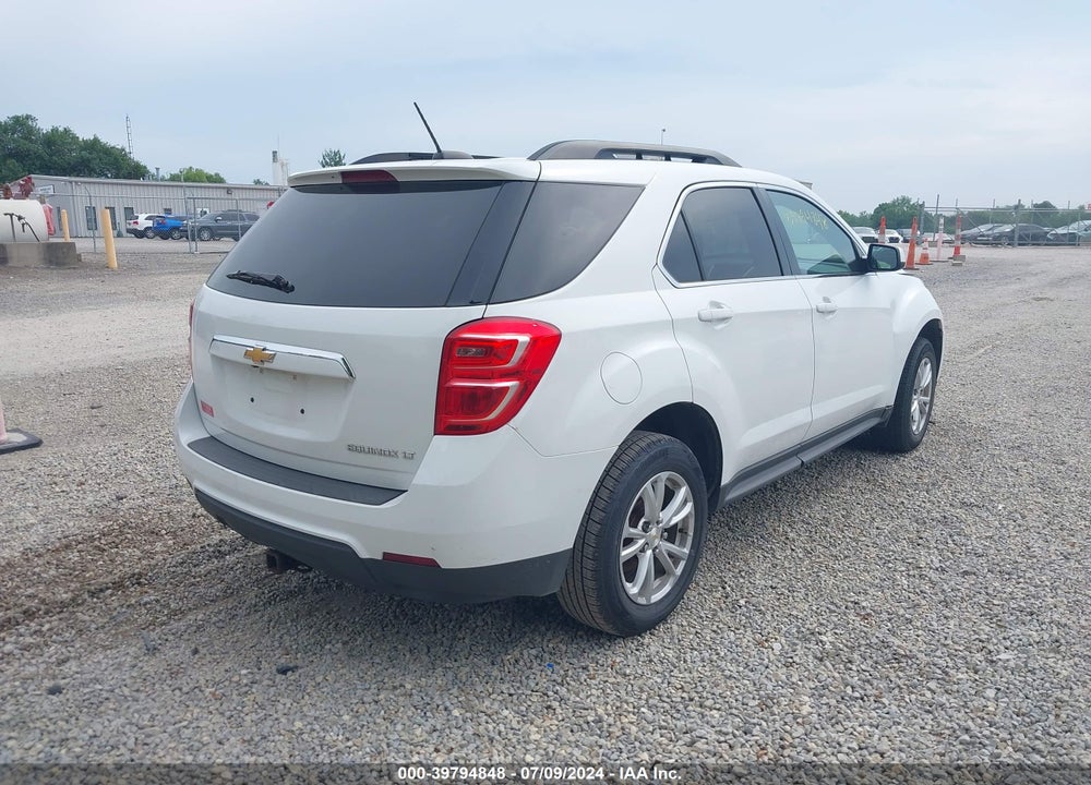 2016 CHEVROLET EQUINOX LT VIN: 2GNALCEK6G1144410