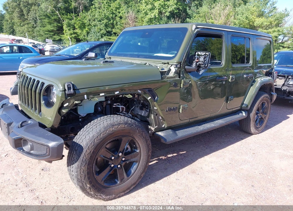 2022 JEEP WRANGLER UNLIMITED SAHARA ALTITUDE 4X4 VIN: 1C4HJXEG3NW153958