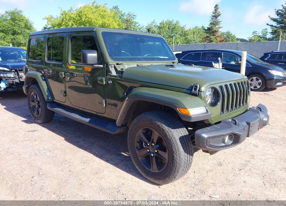 2022 JEEP WRANGLER UNLIMITED SAHARA ALTITUDE 4X4 VIN: 1C4HJXEG3NW153958