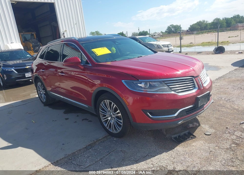 2016 LINCOLN MKX RESERVE VIN: 2LMTJ6LRXGBL55466