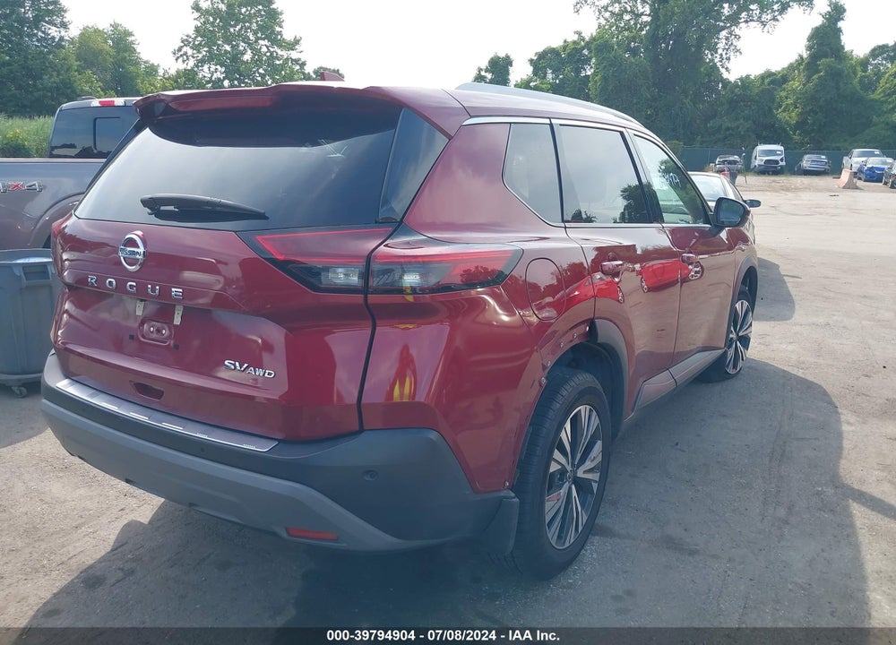 2021 NISSAN ROGUE SV INTELLIGENT AWD VIN: 5N1AT3BB1MC709404