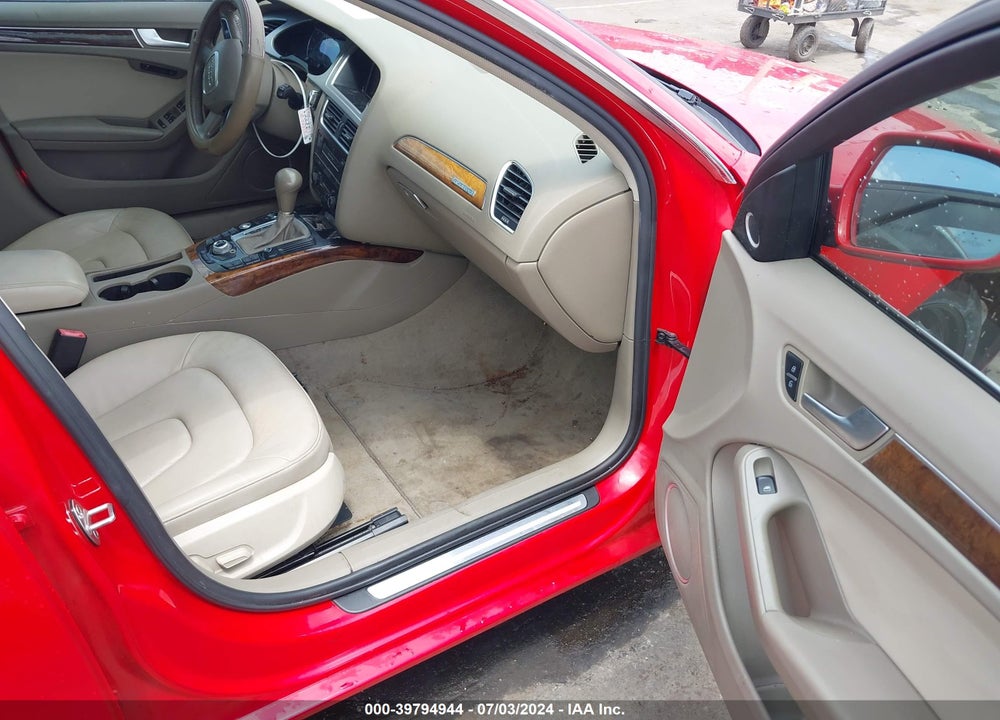 2011 AUDI A4 2.0T PREMIUM VIN: WAUKFAFL1BA099954