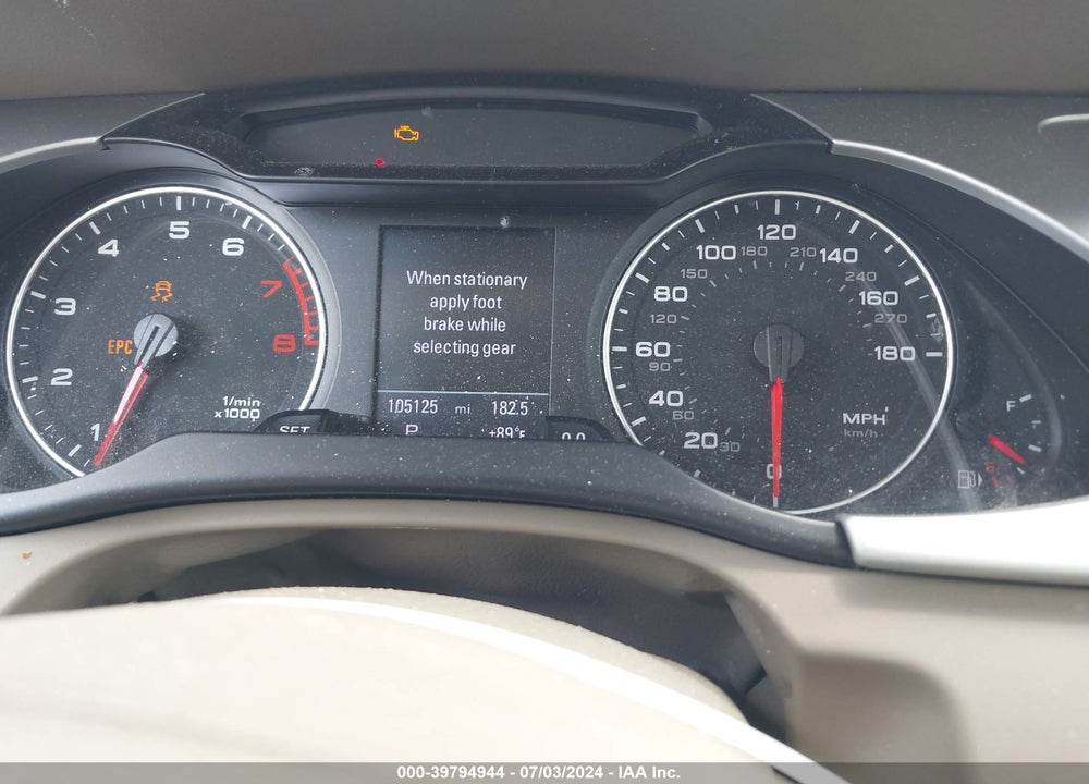 2011 AUDI A4 2.0T PREMIUM VIN: WAUKFAFL1BA099954