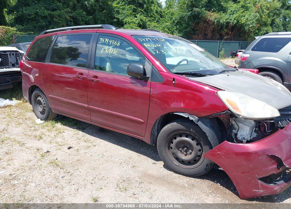 2005 TOYOTA SIENNA LE VIN: 5TDZA23C75S268313