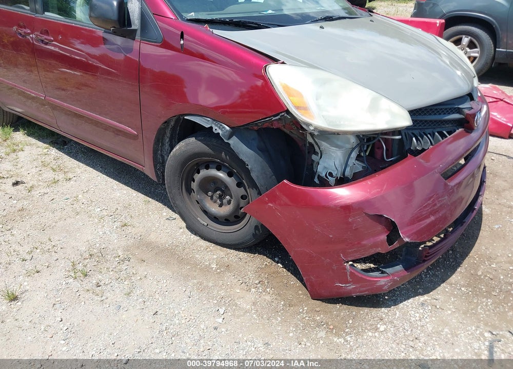 2005 TOYOTA SIENNA LE VIN: 5TDZA23C75S268313