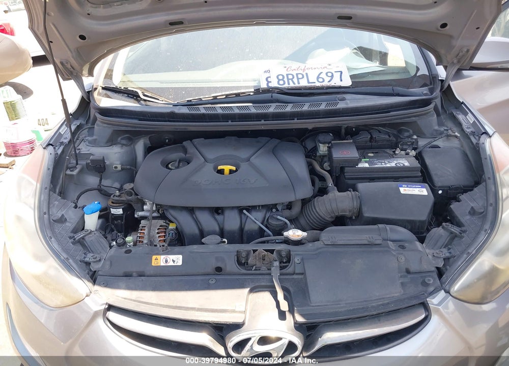 2013 HYUNDAI ELANTRA LIMITED VIN: KMHDH4AE2DU510713
