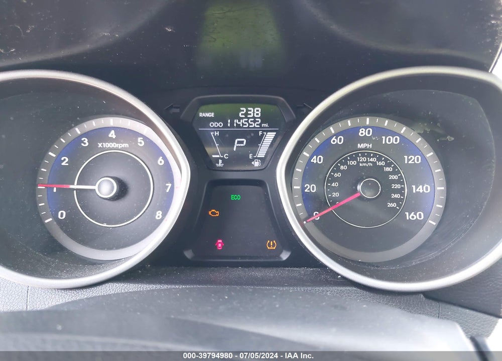 2013 HYUNDAI ELANTRA LIMITED VIN: KMHDH4AE2DU510713