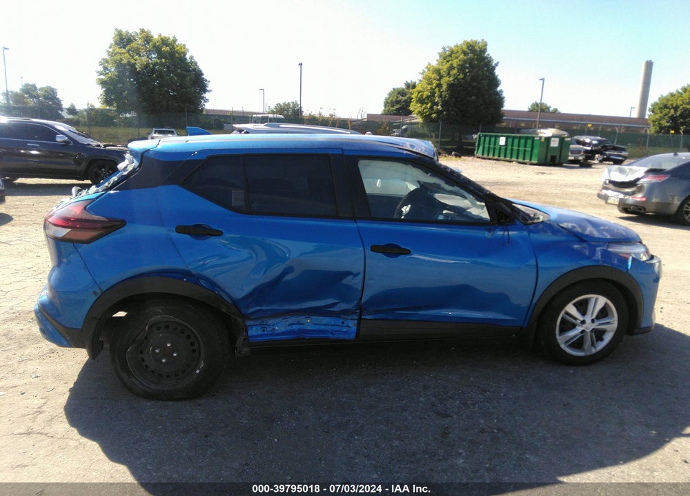 2022 NISSAN KICKS S XTRONIC CVT VIN: 3N1CP5BV6NL528010