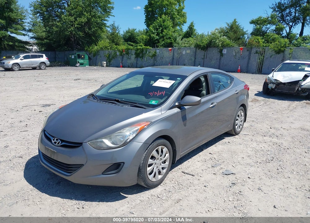 2013 HYUNDAI ELANTRA GLS VIN: 5NPDH4AE4DH161410