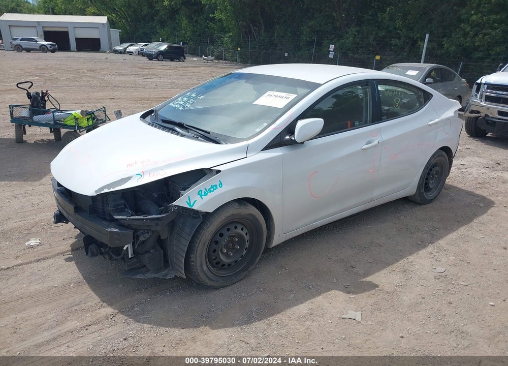 2016 HYUNDAI ELANTRA SE VIN: 5NPDH4AE0GH665179