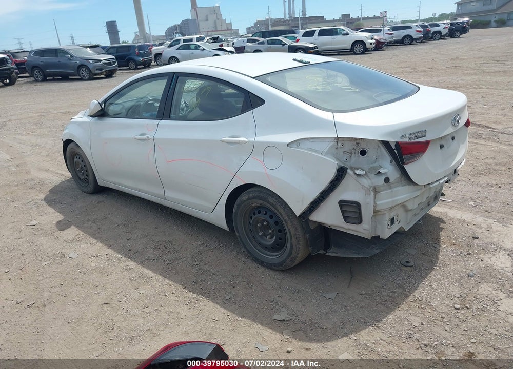 2016 HYUNDAI ELANTRA SE VIN: 5NPDH4AE0GH665179