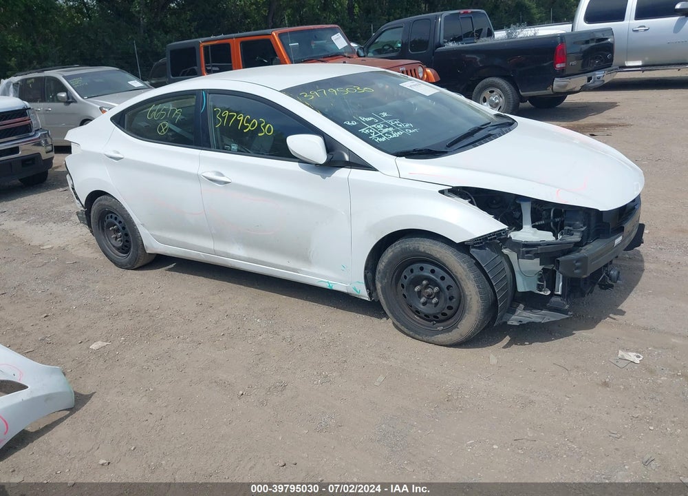 2016 HYUNDAI ELANTRA SE VIN: 5NPDH4AE0GH665179