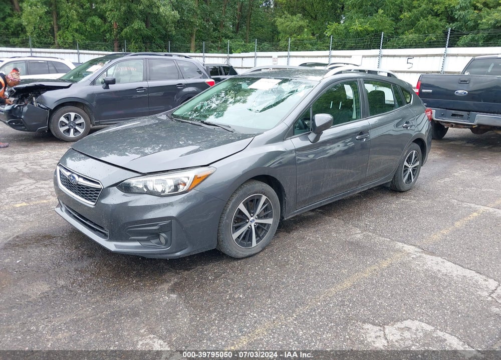 2019 SUBARU IMPREZA 2.0I PREMIUM VIN: 4S3GTAD61K3732214