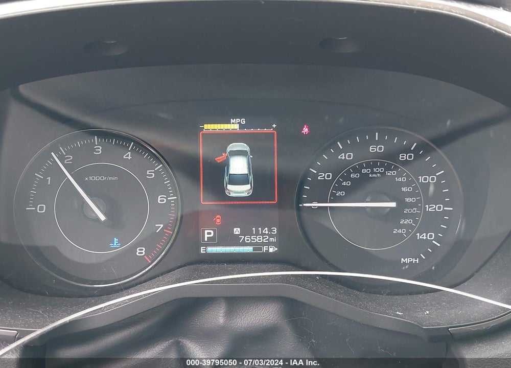 2019 SUBARU IMPREZA 2.0I PREMIUM VIN: 4S3GTAD61K3732214