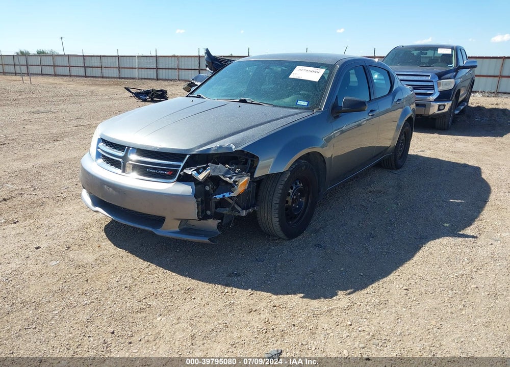2012 DODGE AVENGER SE VIN: 1C3CDZAB3CN237552