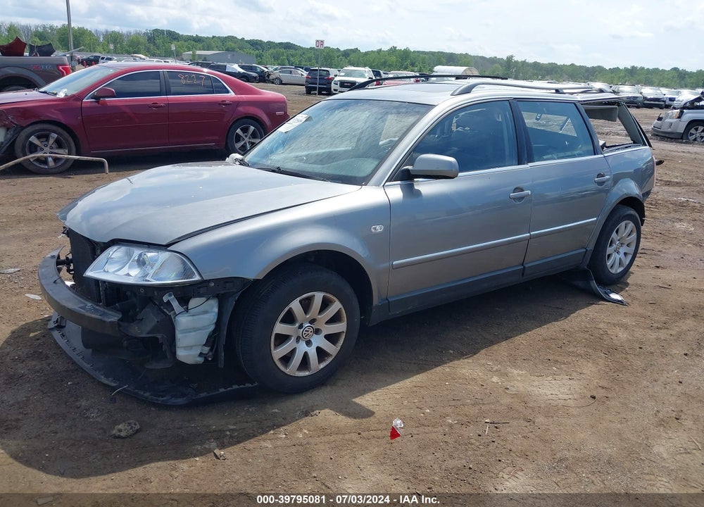 2003 VOLKSWAGEN PASSAT GLS VIN: WVWVD63B43E425741