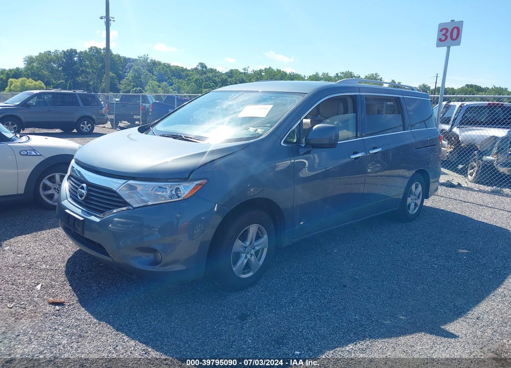 2013 NISSAN QUEST SV VIN: JN8AE2KP8D9067589