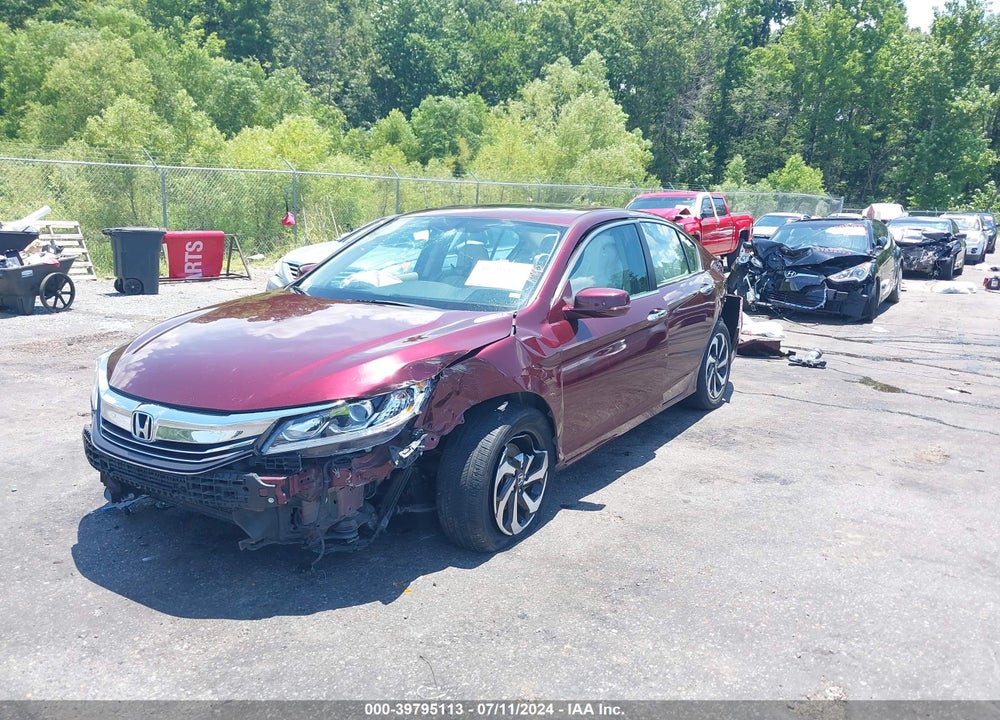 2016 HONDA ACCORD EX-L VIN: 1HGCR2F80GA005748