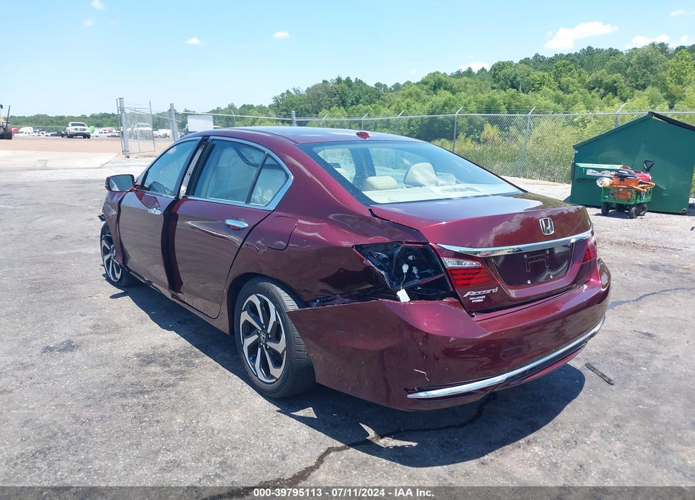 2016 HONDA ACCORD EX-L VIN: 1HGCR2F80GA005748