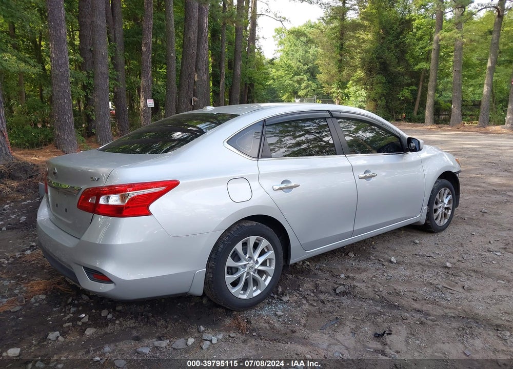 2017 NISSAN SENTRA SV VIN: 3N1AB7AP0HY278601
