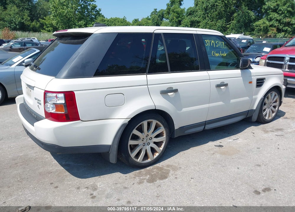 2008 LAND ROVER RANGE ROVER SPORT HSE VIN: SALSK25438A153061