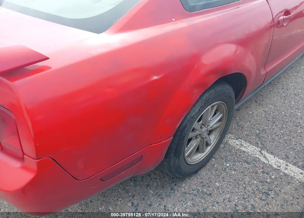 2006 FORD MUSTANG V6 VIN: 1ZVFT80N965136938