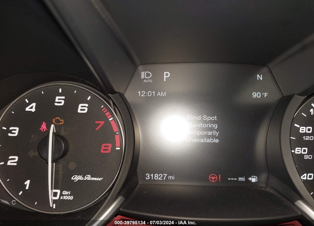 2019 ALFA ROMEO GIULIA QUADRIFOGLIO RWD VIN: ZARFAMEV9K7612331