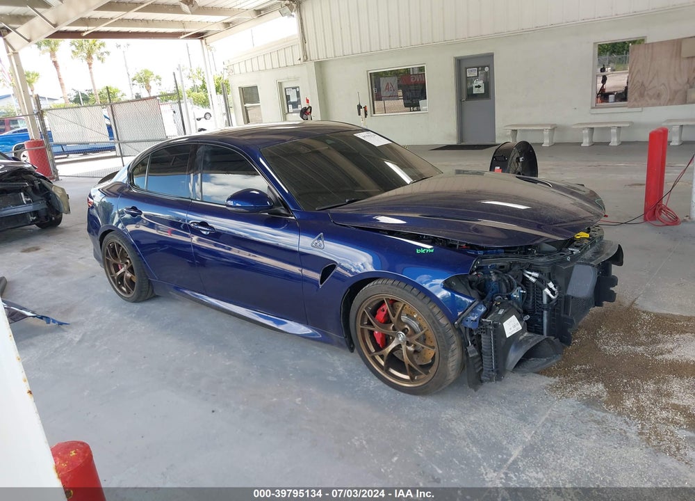 2019 ALFA ROMEO GIULIA QUADRIFOGLIO RWD VIN: ZARFAMEV9K7612331