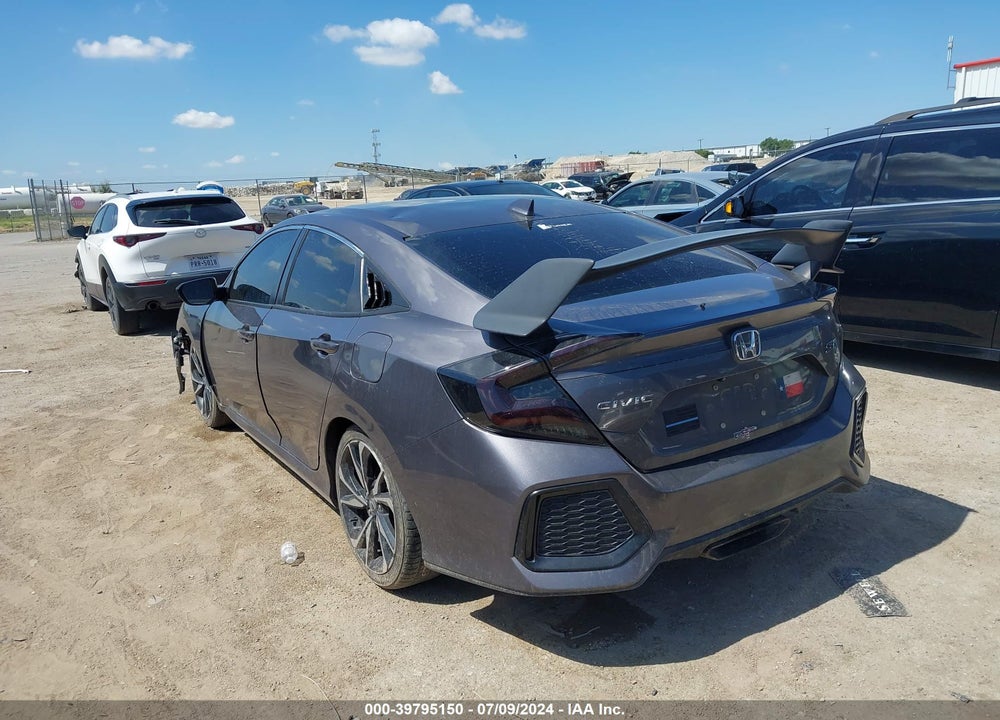 2018 HONDA CIVIC SI VIN: 2HGFC1E51JH705576