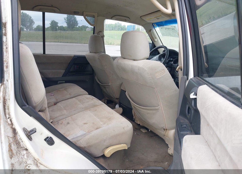 2002 MITSUBISHI MONTERO XLS VIN: JA4MW31R42J063589