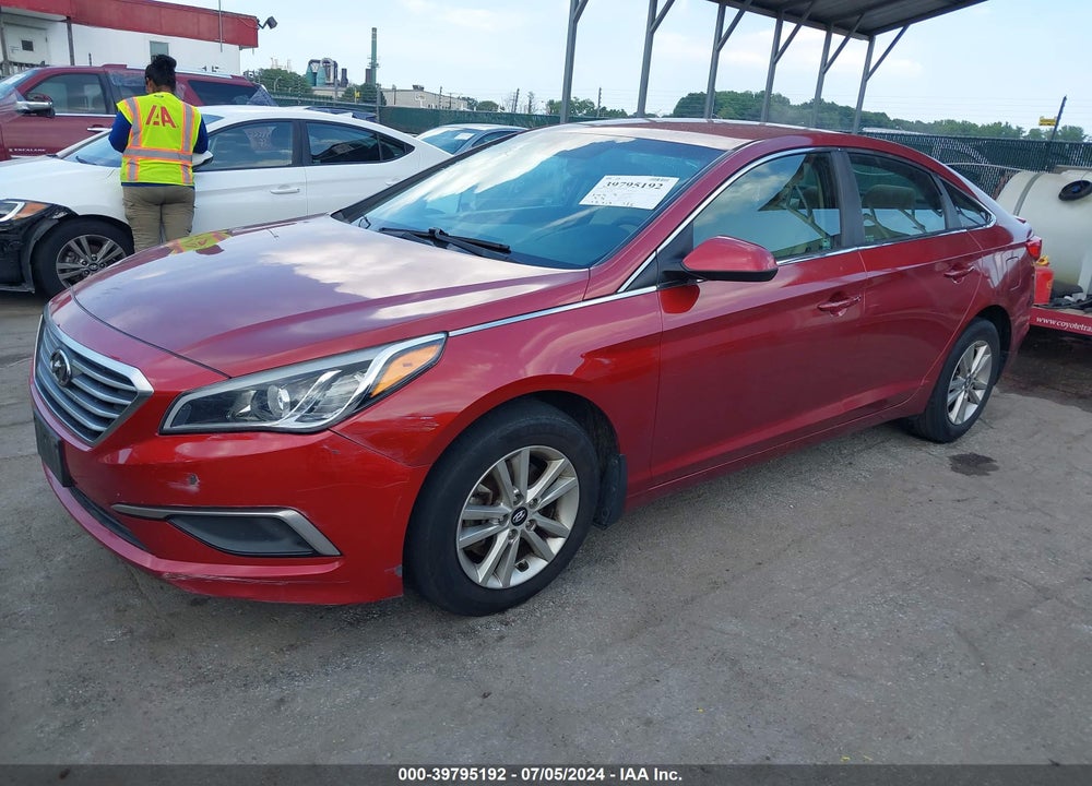 2016 HYUNDAI SONATA SE VIN: 5NPE24AF5GH276665