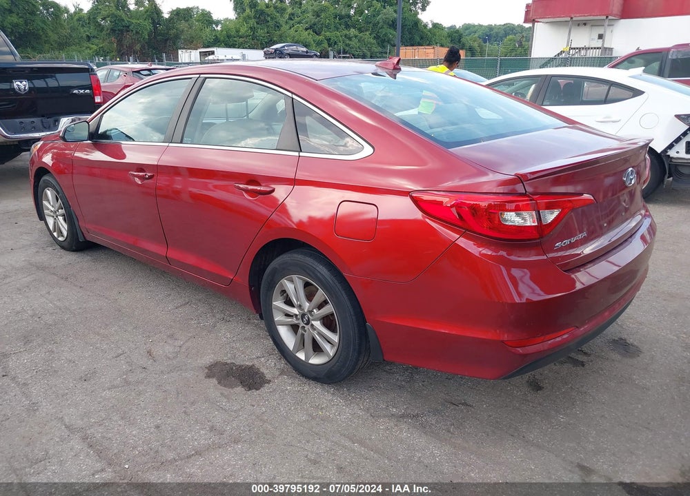 2016 HYUNDAI SONATA SE VIN: 5NPE24AF5GH276665