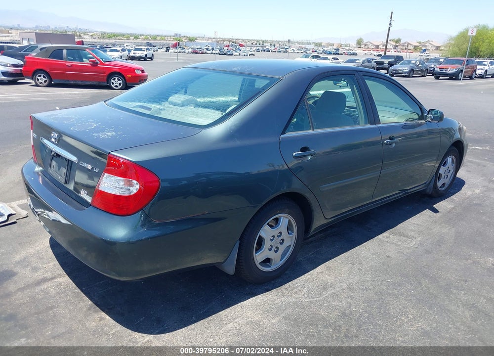 2002 TOYOTA CAMRY LE V6 VIN: 4T1BF32K72U522347