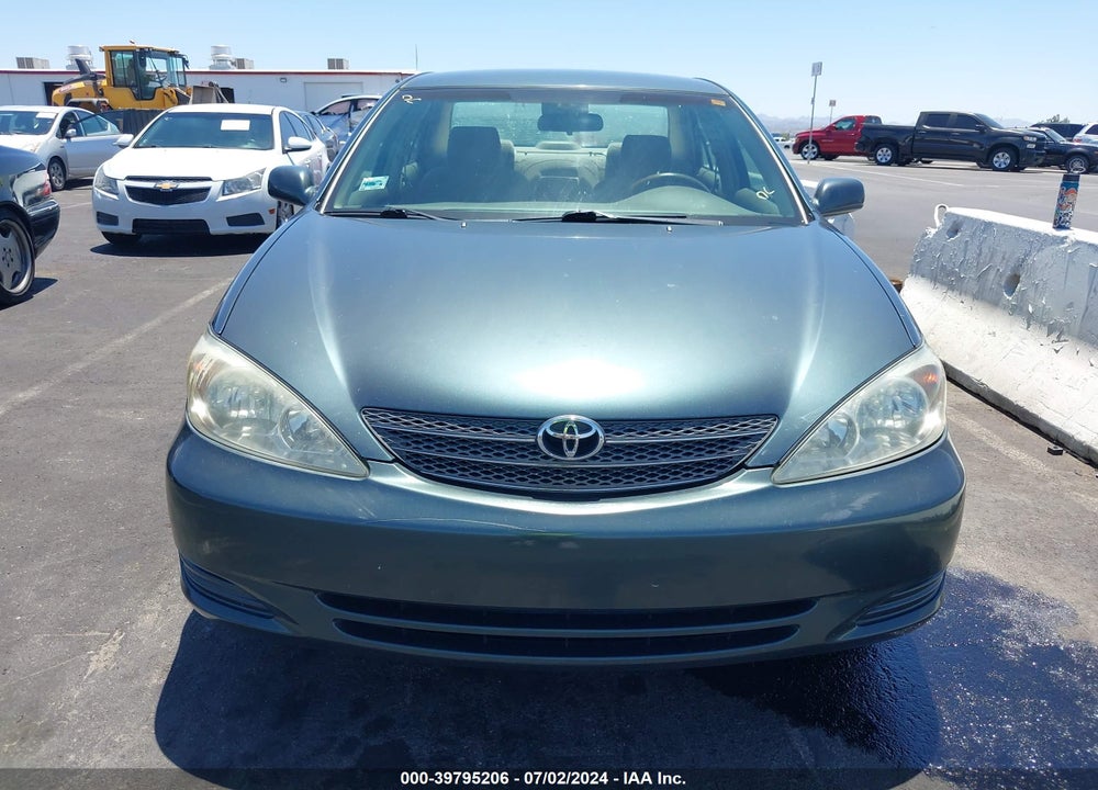 2002 TOYOTA CAMRY LE V6 VIN: 4T1BF32K72U522347