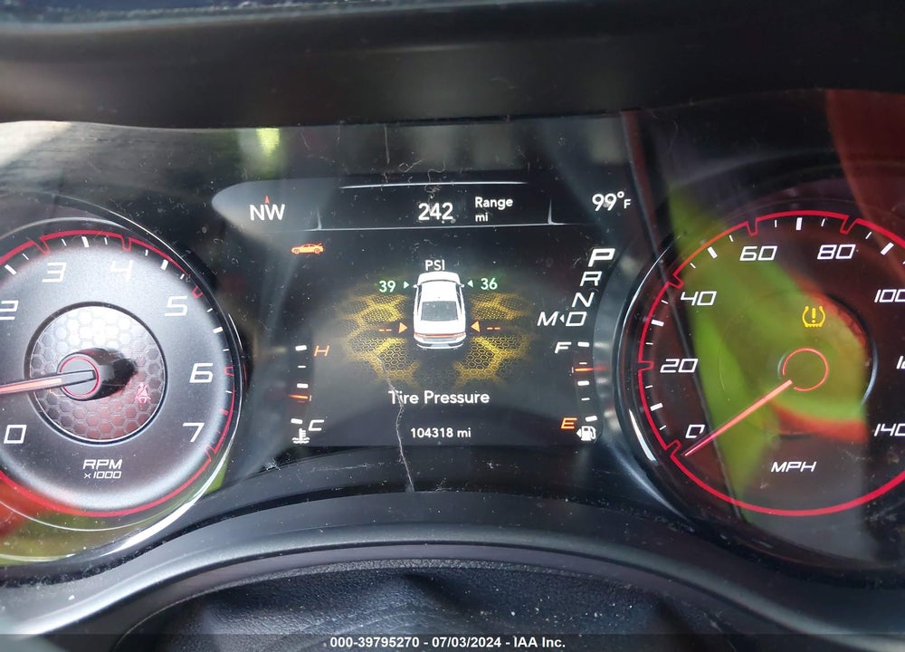 2016 DODGE CHARGER SE VIN: 2C3CDXBG3GH333193