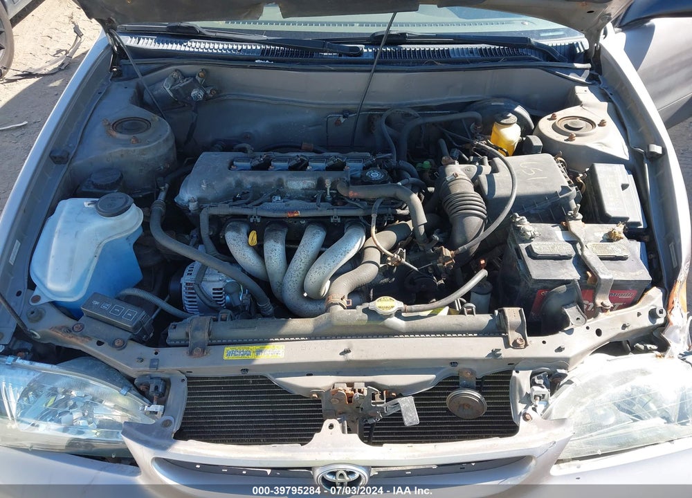 2000 TOYOTA COROLLA VE VIN: 2T1BR12EXYC335927