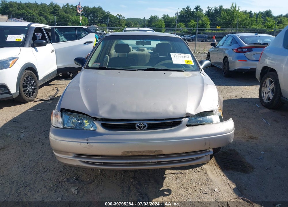 2000 TOYOTA COROLLA VE VIN: 2T1BR12EXYC335927