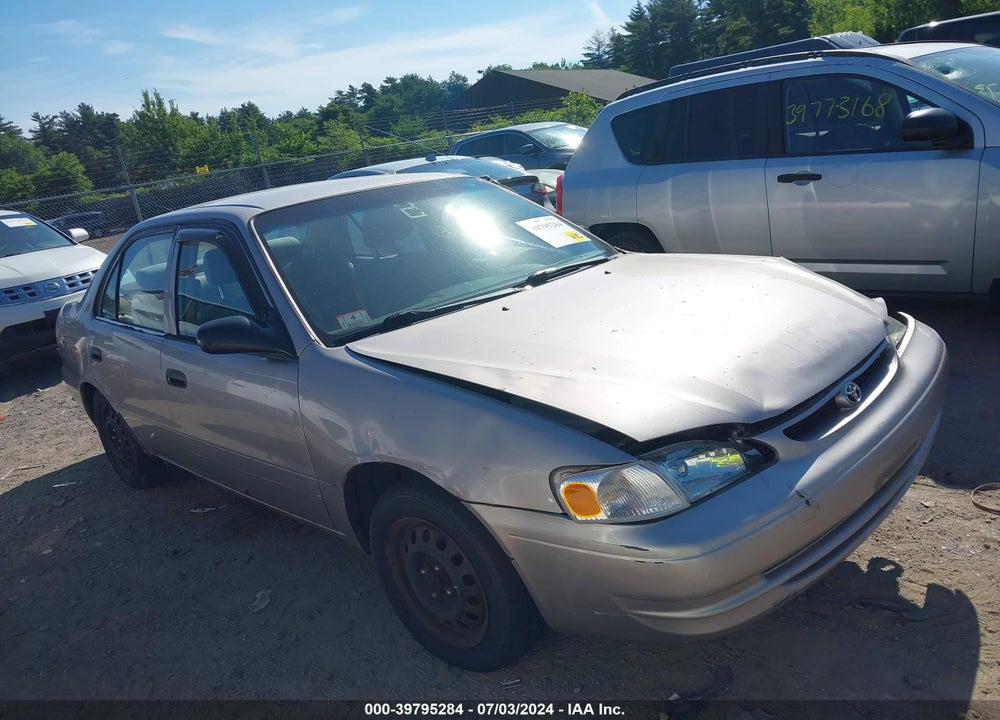 2000 TOYOTA COROLLA VE VIN: 2T1BR12EXYC335927