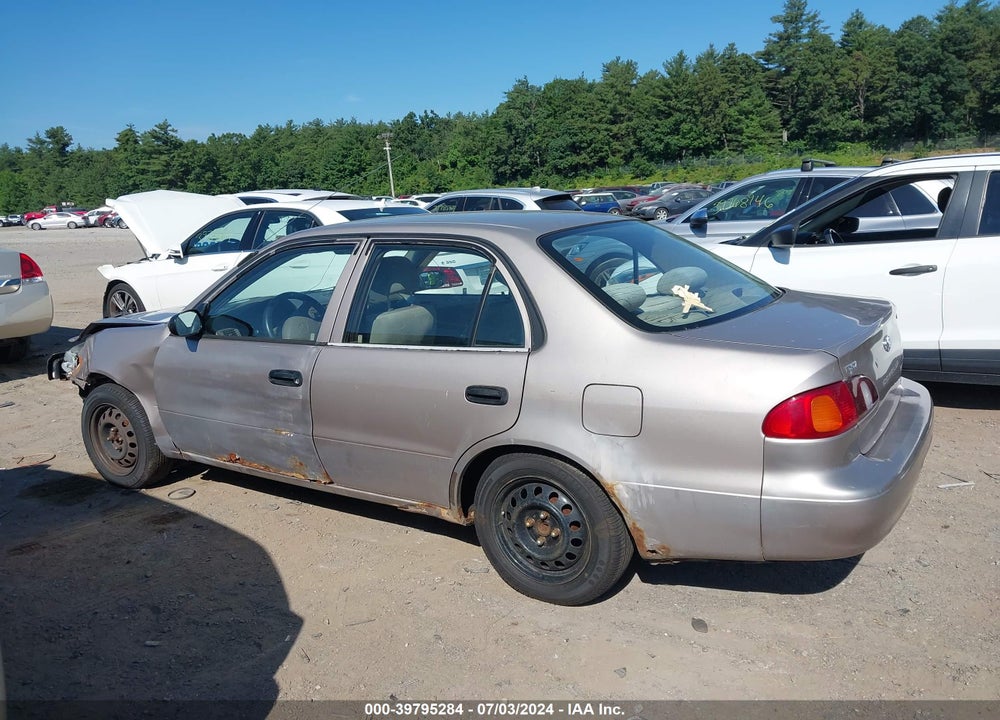2000 TOYOTA COROLLA VE VIN: 2T1BR12EXYC335927