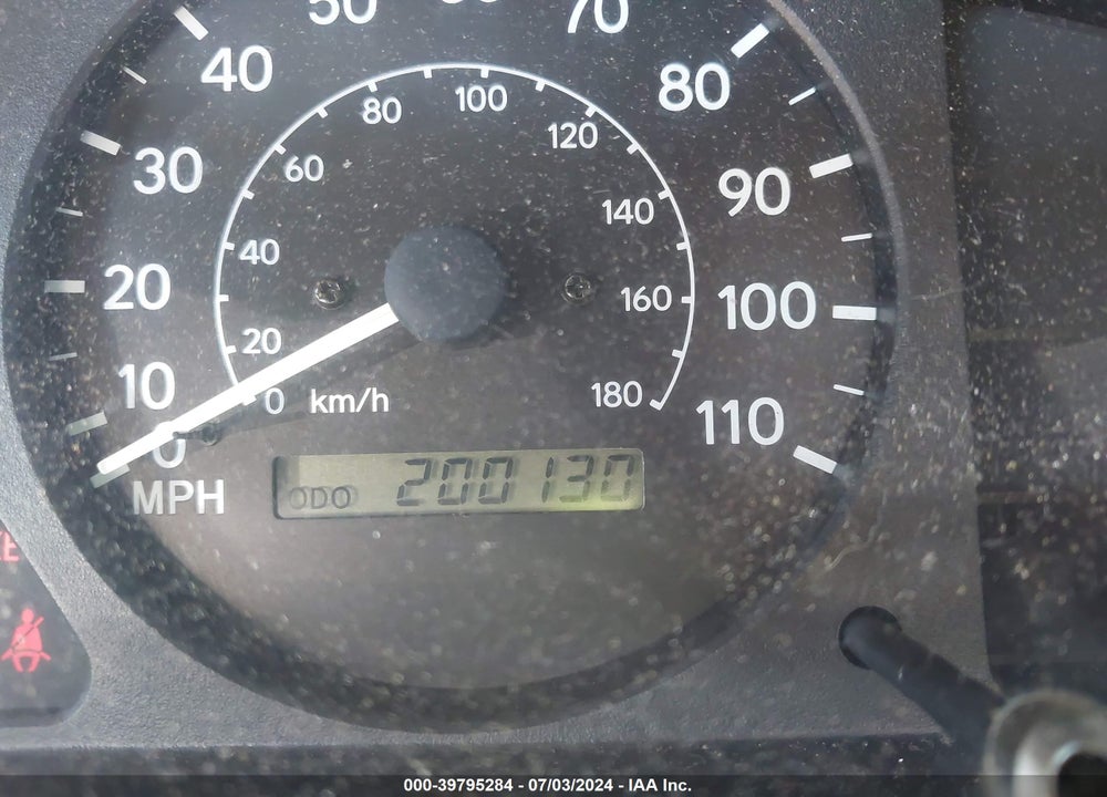 2000 TOYOTA COROLLA VE VIN: 2T1BR12EXYC335927