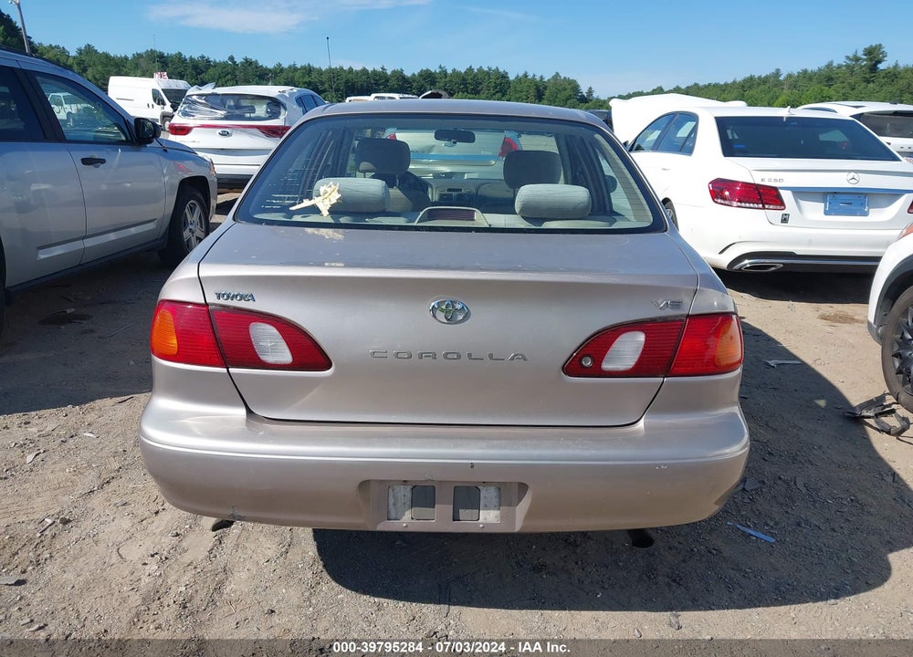 2000 TOYOTA COROLLA VE VIN: 2T1BR12EXYC335927
