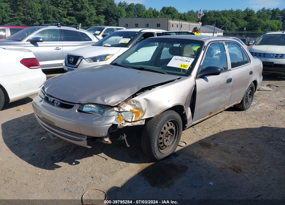 2000 TOYOTA COROLLA VE VIN: 2T1BR12EXYC335927