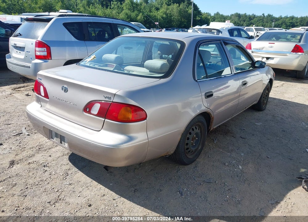2000 TOYOTA COROLLA VE VIN: 2T1BR12EXYC335927