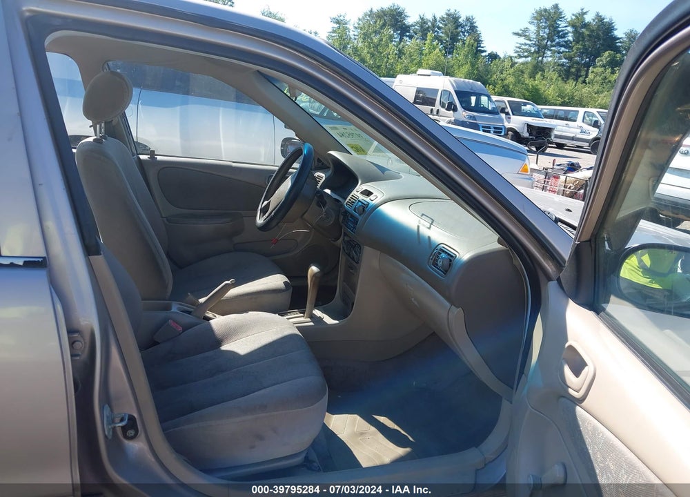 2000 TOYOTA COROLLA VE VIN: 2T1BR12EXYC335927