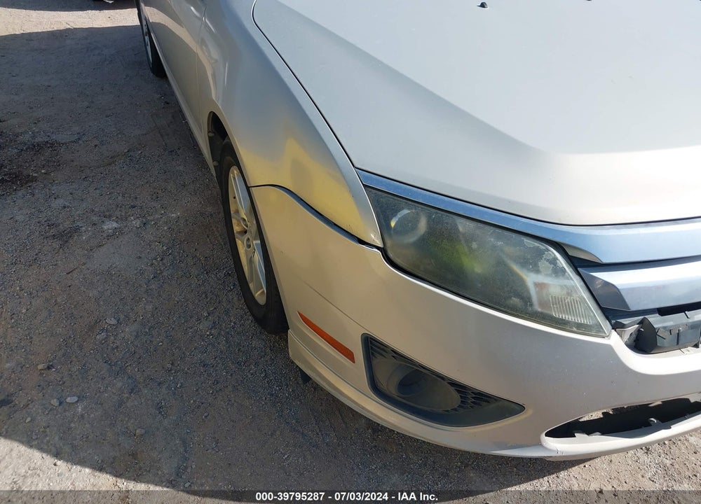 2010 FORD FUSION S VIN: 3FAHP0GA6AR275778