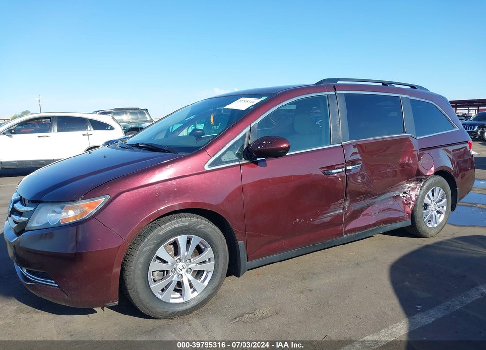 2014 HONDA ODYSSEY EX VIN: 5FNRL5H4XEB031185