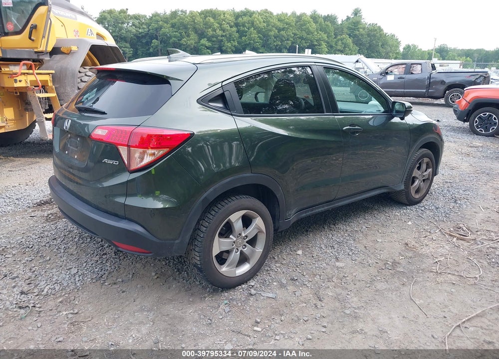 2016 HONDA HR-V EX-L VIN: 3CZRU6H78GM734208