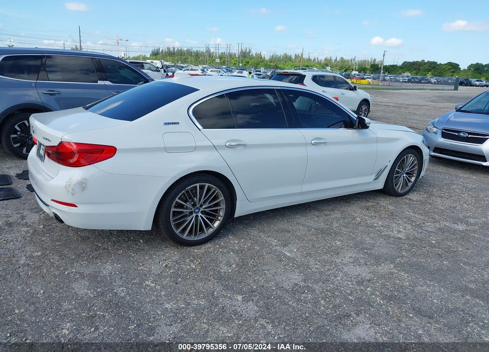 2018 BMW 530E IPERFORMANCE VIN: WBAJA9C52JB252395